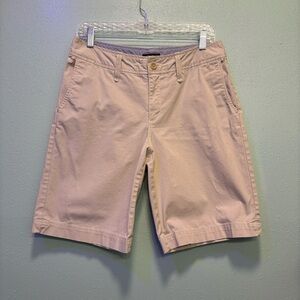 ⭐️ 3/$21 ⭐️ Eddie Bauer Women's Khaki Chino Bermuda Shorts Blakely Fit Size 8​